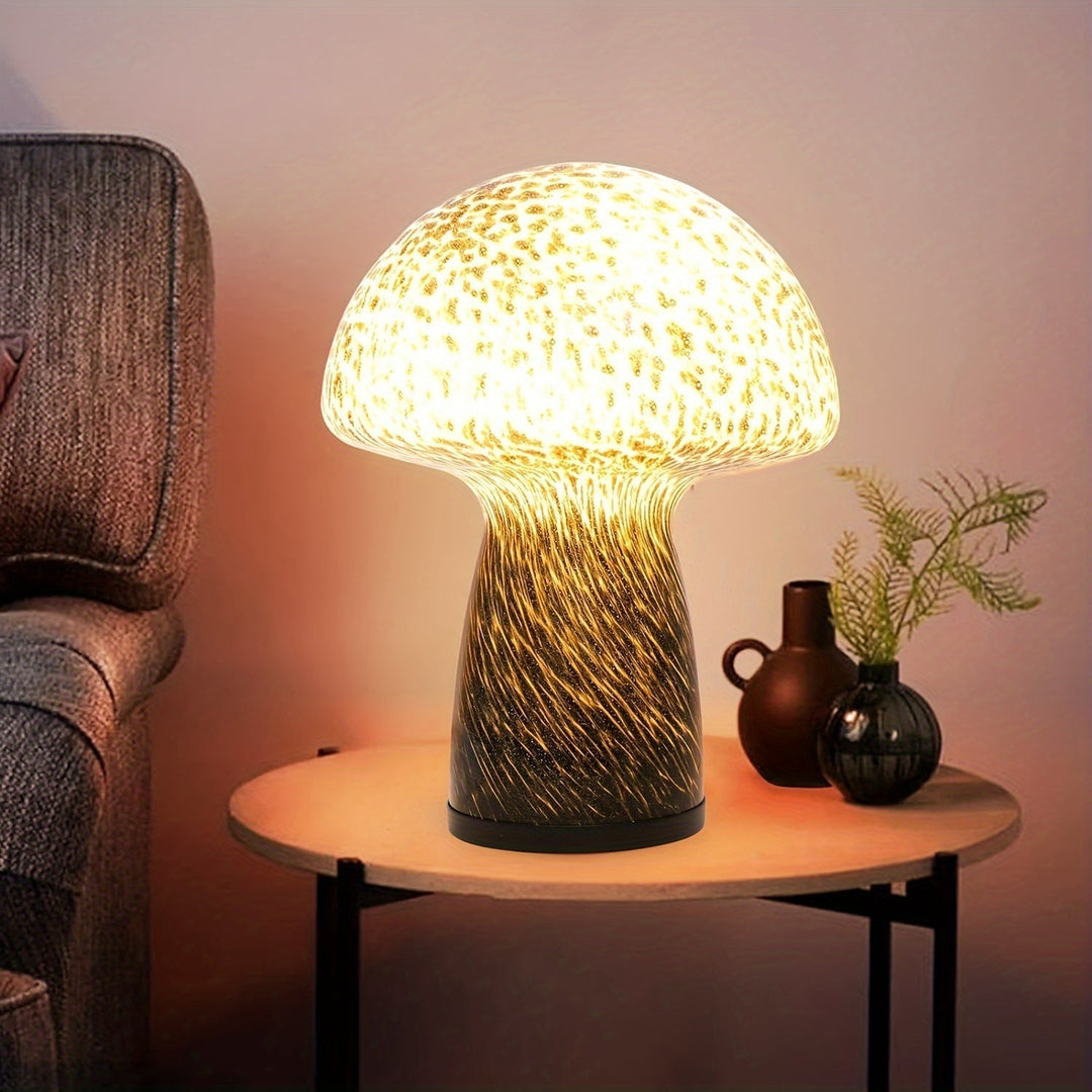 Lekfull Svamp Lampa - Förfinad Atmosfär med en Retro Tvist