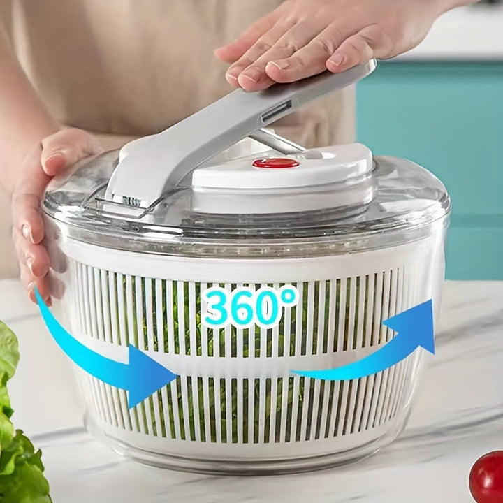 SpinFresh – 3-i-1 salladscentrifug, grönsakstork och multifunktionell durkslag