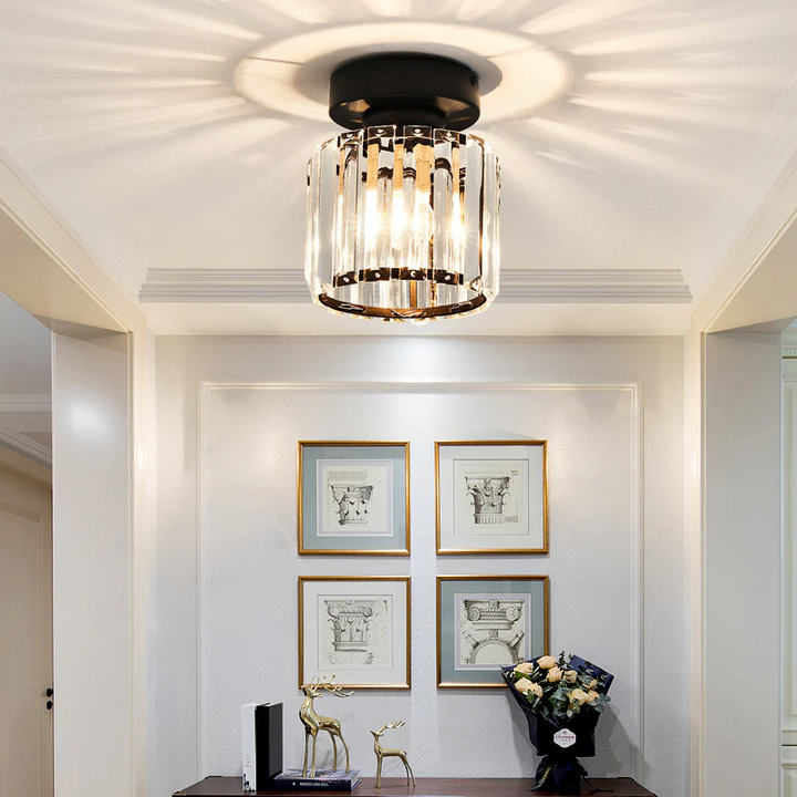 Taklampa Kristall Flush Mount Modern Armatur