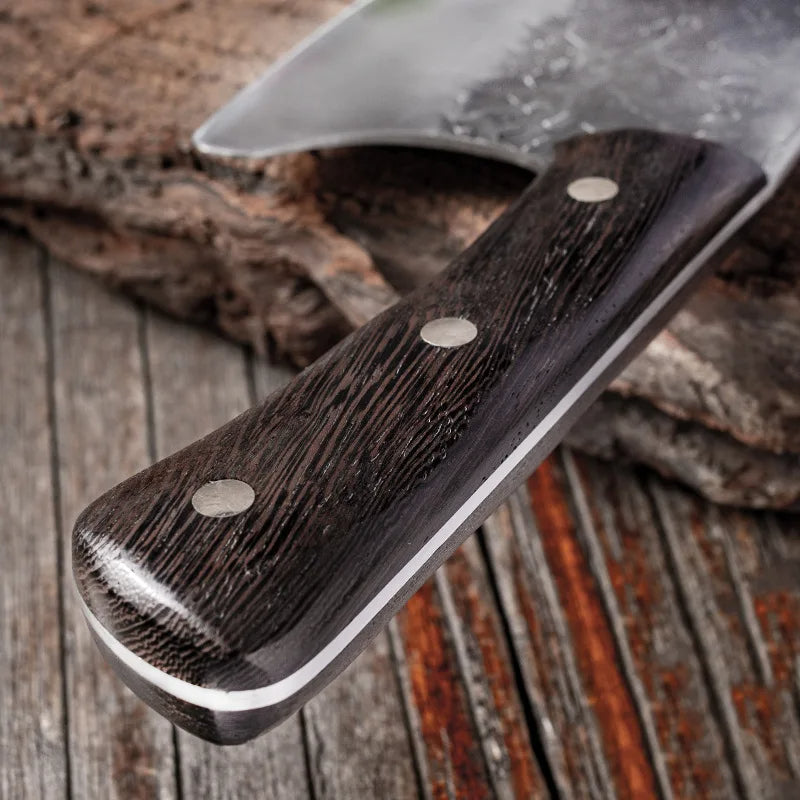 Serbisk Almazan Kockkniv | Handgjord Kockkniv