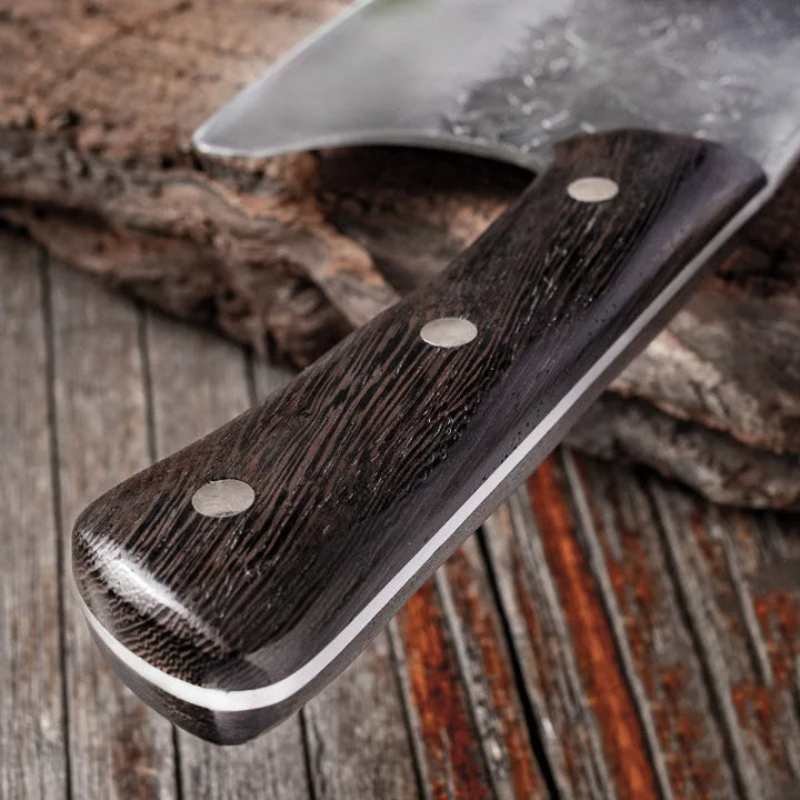 Serbisk Almazan Kockkniv | Handgjord Kockkniv