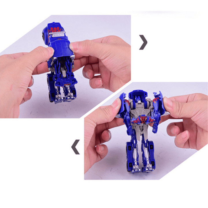Dynamisk Transformativ Robotbil - Optimus Leksak, 1-stegs Förvandling, Robot &amp; Dinosaurie Actionfigur för Pojkar