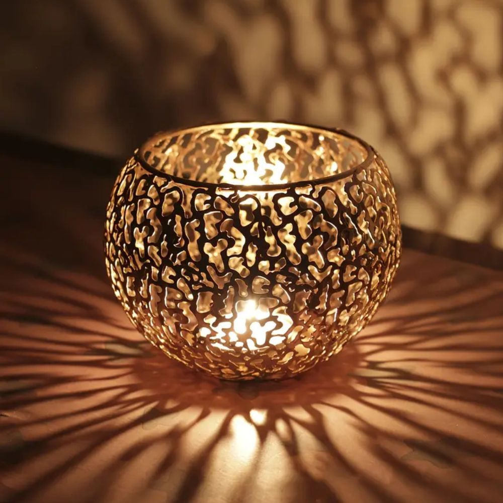 Luminous Orb-ljushållare – Modern elegans med ett varmt sken