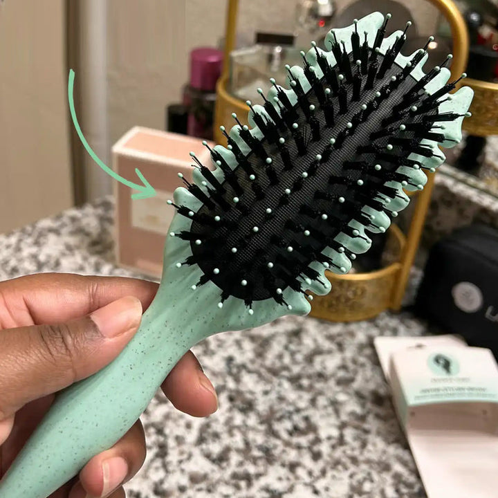 CurlDefine | Anti-Frizz Utredningsborste för Lockigt Hår