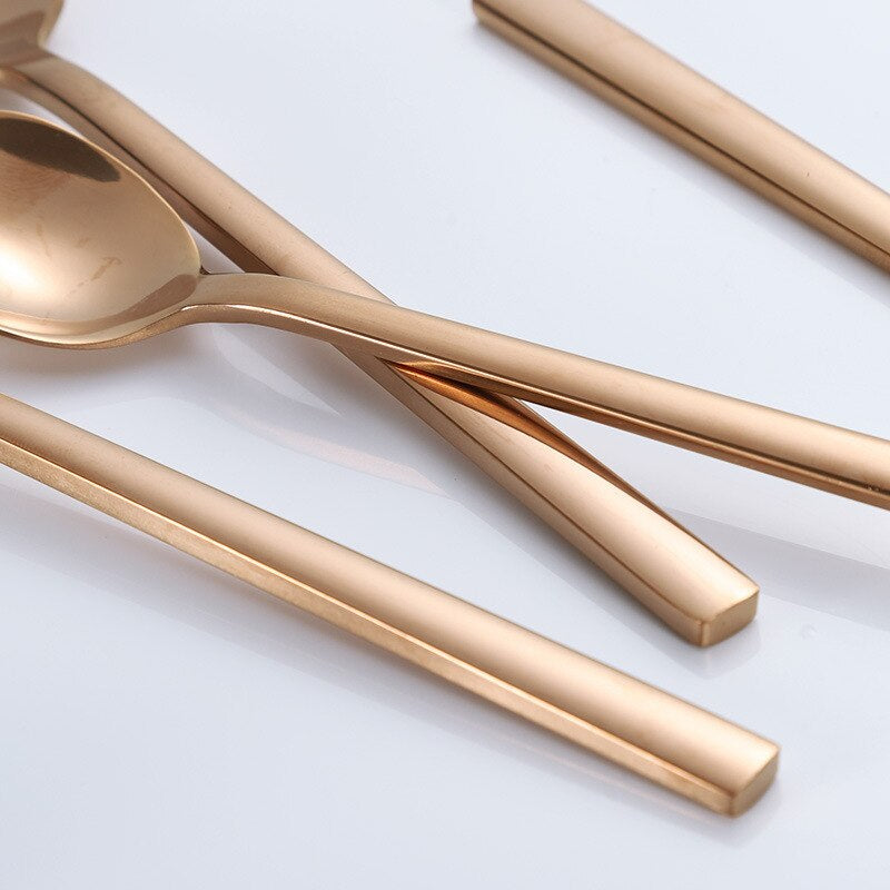 Bestickset Rostfritt Stål Modern Silver 30 delar