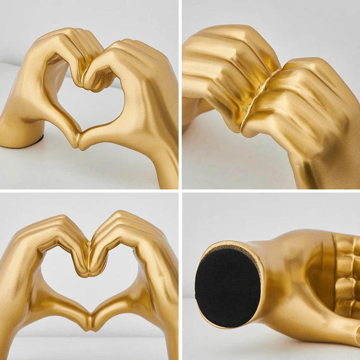 Love Hands - Ästetiskt hjärta händer rumsdekoration