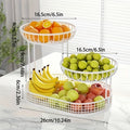 GoldenTier 3-Tier Fruktkorg – Elegant och Praktisk