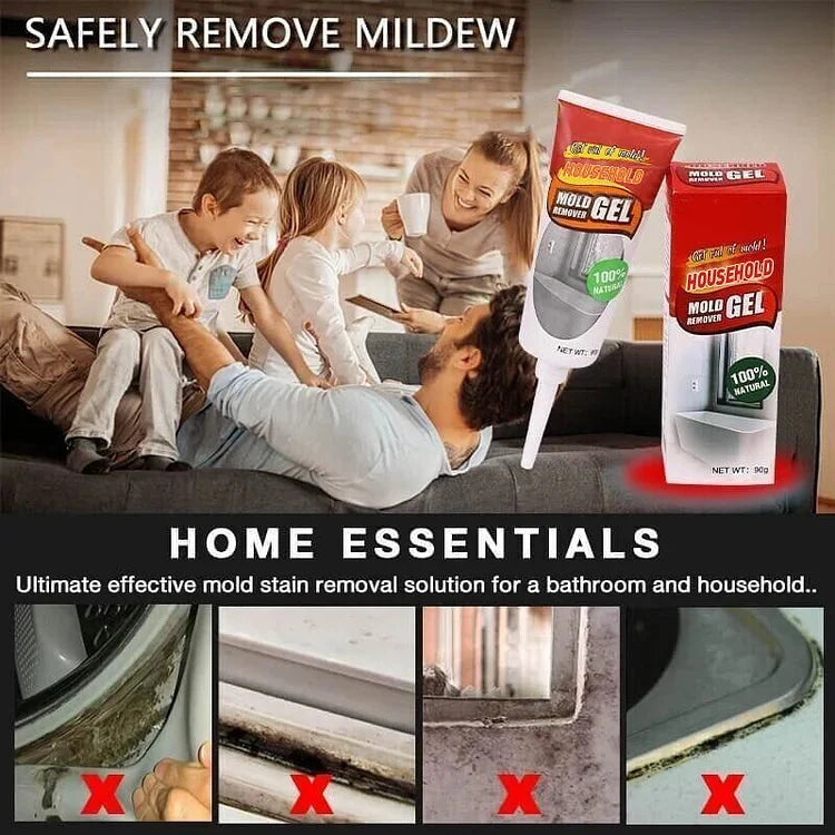 GroutShield Mold Gel – Snabbverkande, säker lösning för kakel och ytor