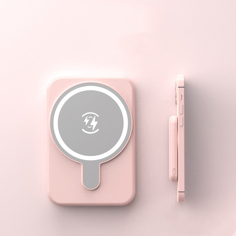 Magnetisk powerbank på mobilens baksida