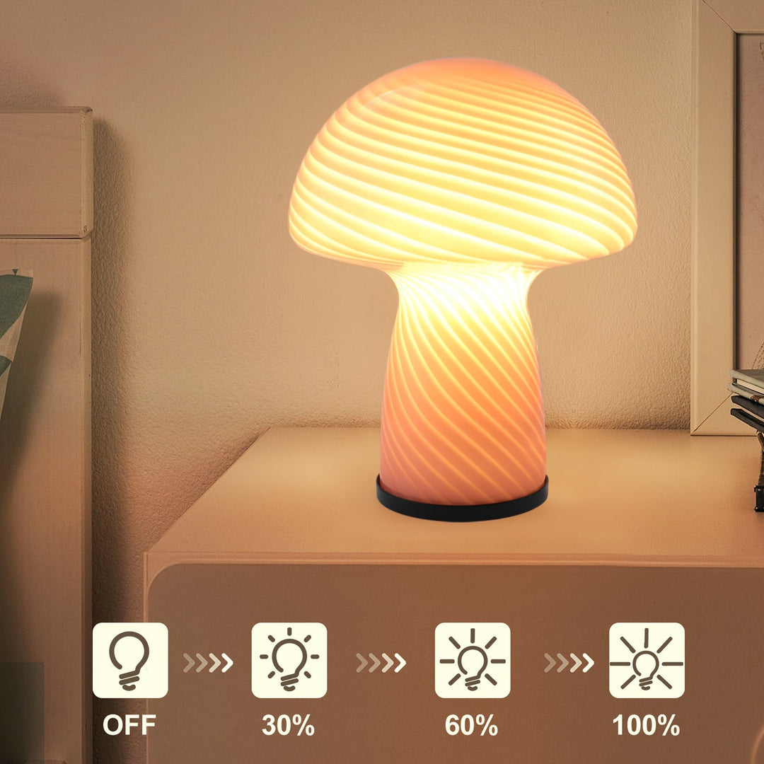 Lekfull Svamp Lampa - Förfinad Atmosfär med en Retro Tvist