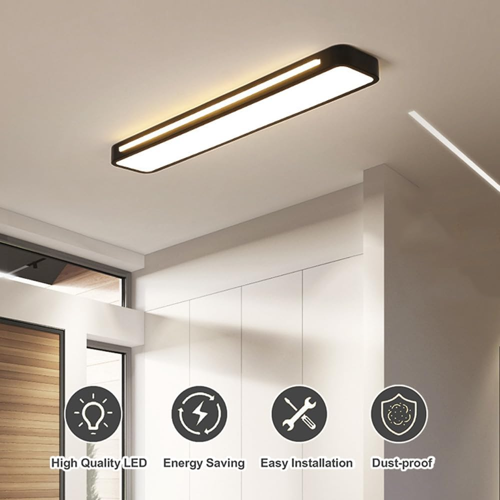 Nordic Minimalist Lång LED Taklampa