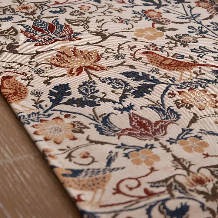 Vintage Floral &amp; Bird Jacquard Duklopp