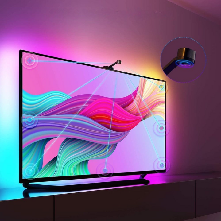 ColorCast – Synkroniserad LED-list för TV-skärmar