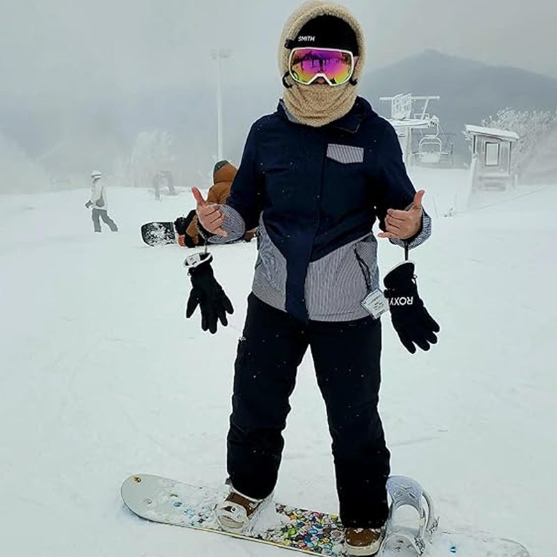 Carvallo - Skidmask med Sherpa-huvtröja