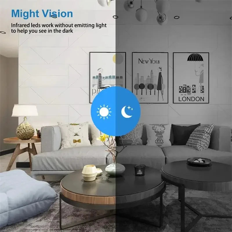 Mini Wifi Kamera Inomhus Säkerhet