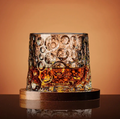 Carvallo - Premium whiskyglas med invecklad snurrande bas för en unik upplevelse