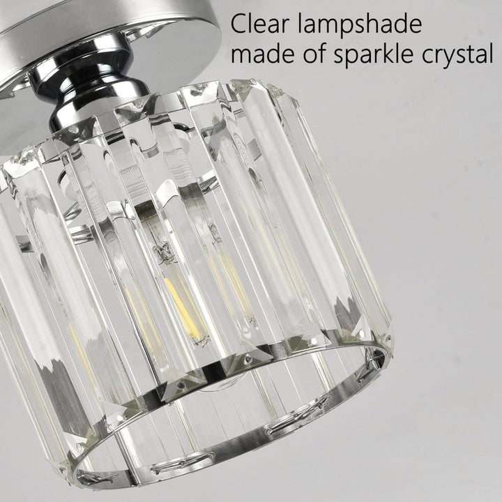 Taklampa Kristall Flush Mount Modern Armatur