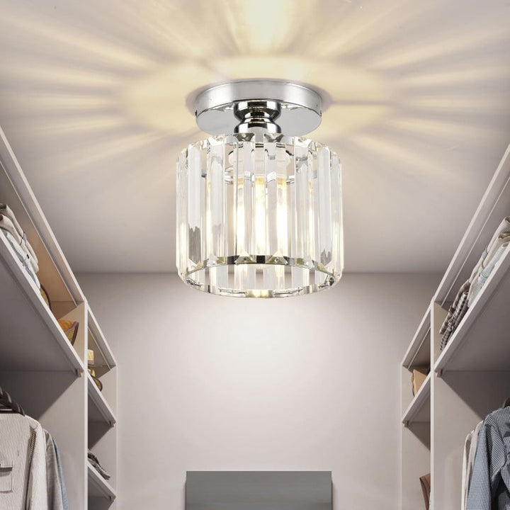 Taklampa Kristall Flush Mount Modern Armatur