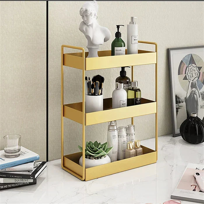 SleekStorage - Elegant arrangör för skönhet och vardagens essentiella saker