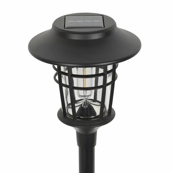 Solarlampa – Elegant rostfritt stål och väderbeständig
