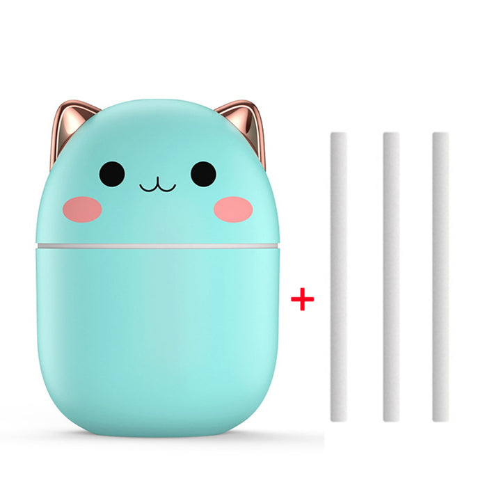 Luftfuktare katt ultratyst USB för sovrummet och bilen
