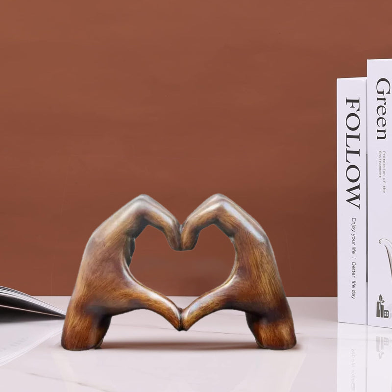 Hjärtformad Skulptur: Modern Konst med en Romantisk Touch