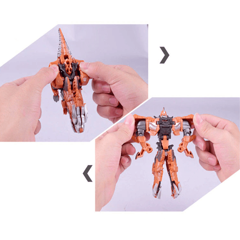 Dynamisk Transformativ Robotbil - Optimus Leksak, 1-stegs Förvandling, Robot &amp; Dinosaurie Actionfigur för Pojkar