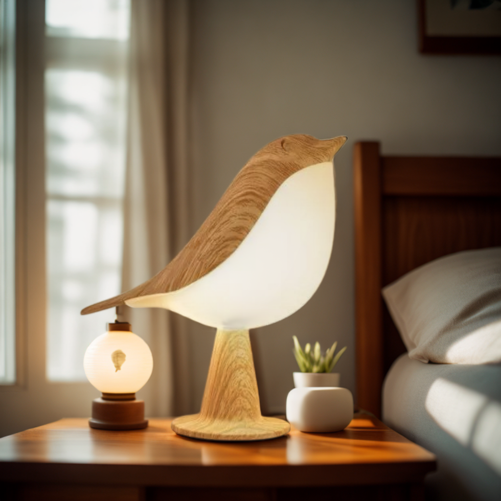 LumiBird – Lugnande nattlampa med fågelsiluett