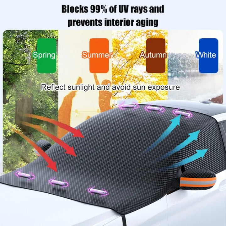 IceCover™ - Magnetisk Bilsnöskydd