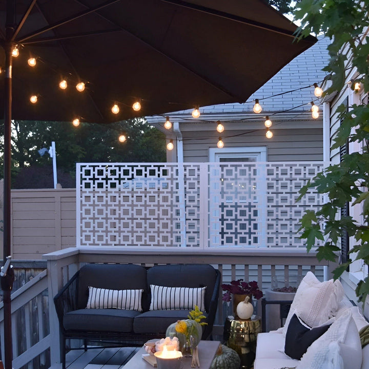 FairyFlicker String Lights - Lyxig terrassbelysning med vattentätt skydd