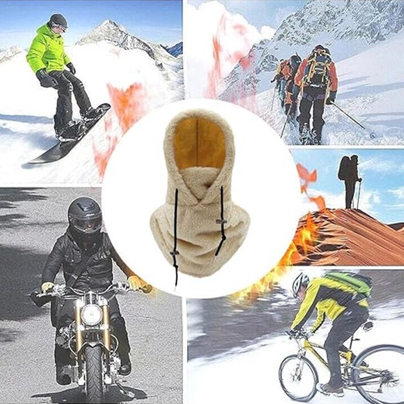 Carvallo - Skidmask med Sherpa-huvtröja