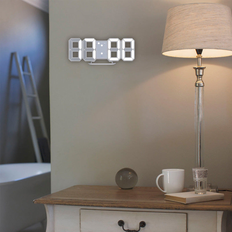 Smart 3D Digital Klocka – Modern Design för Din Nattduksbord