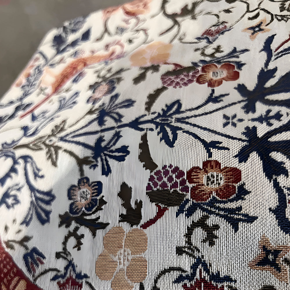 Vintage Floral &amp; Bird Jacquard Duklopp