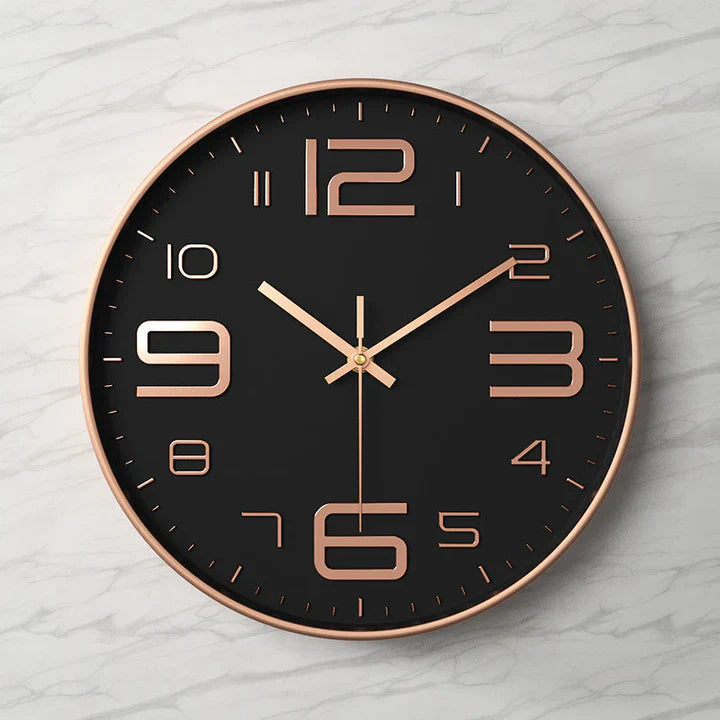 NovaTick – Minimalistisk 3D-väggklocka med modern design och tyst kvartsrörelse
