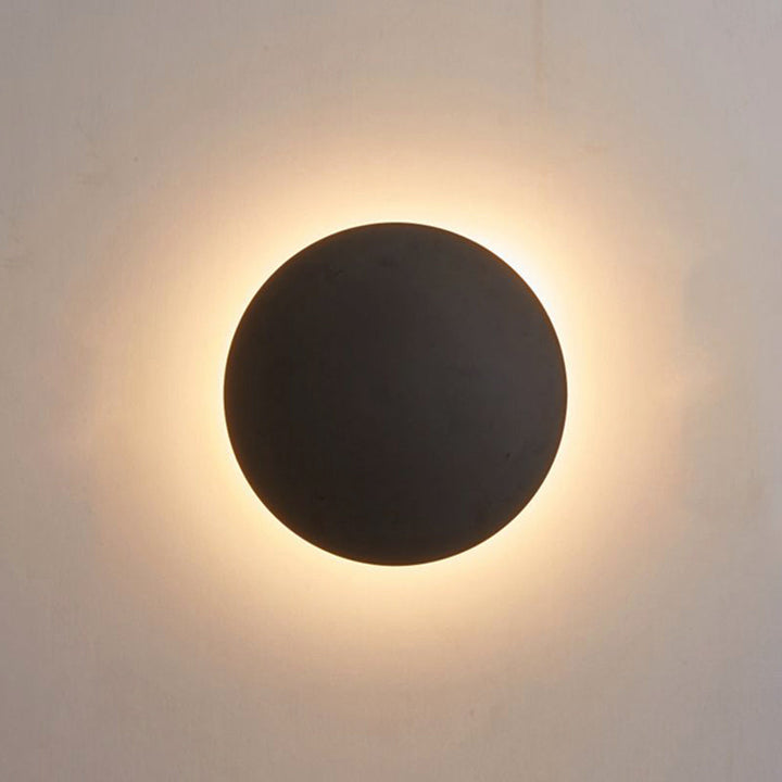 Mendo modern rund vägglampa
