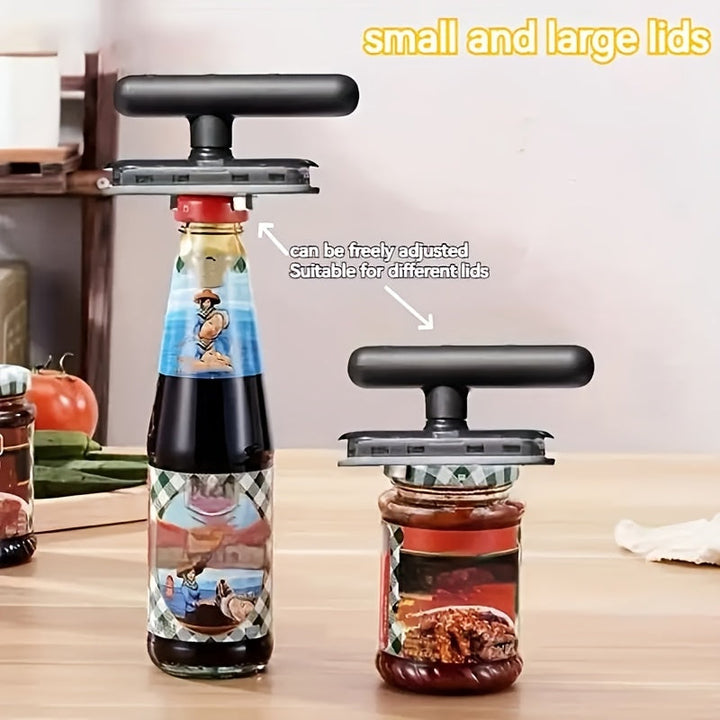 ErgoGrip justerbar flask- och konservöppnare - enkelt grepp för säker och enkel öppning