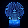 Fotboll 3D Illusion LED-Lampa - Nattlampa - Badge