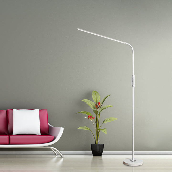 Snygg LED Golvlampa med Flyttbart Ljushuvud