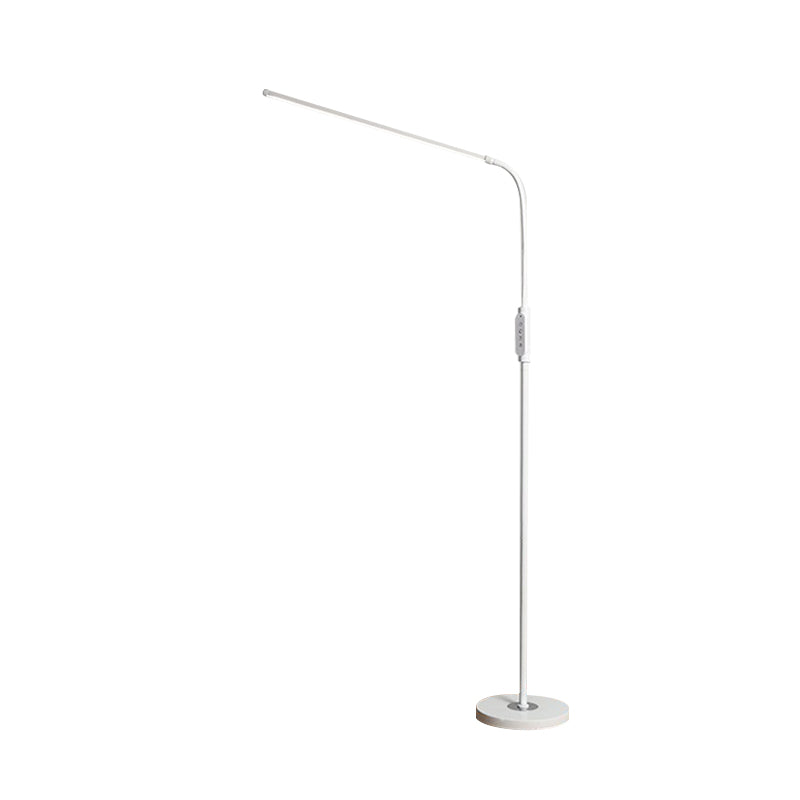 Snygg LED Golvlampa med Flyttbart Ljushuvud