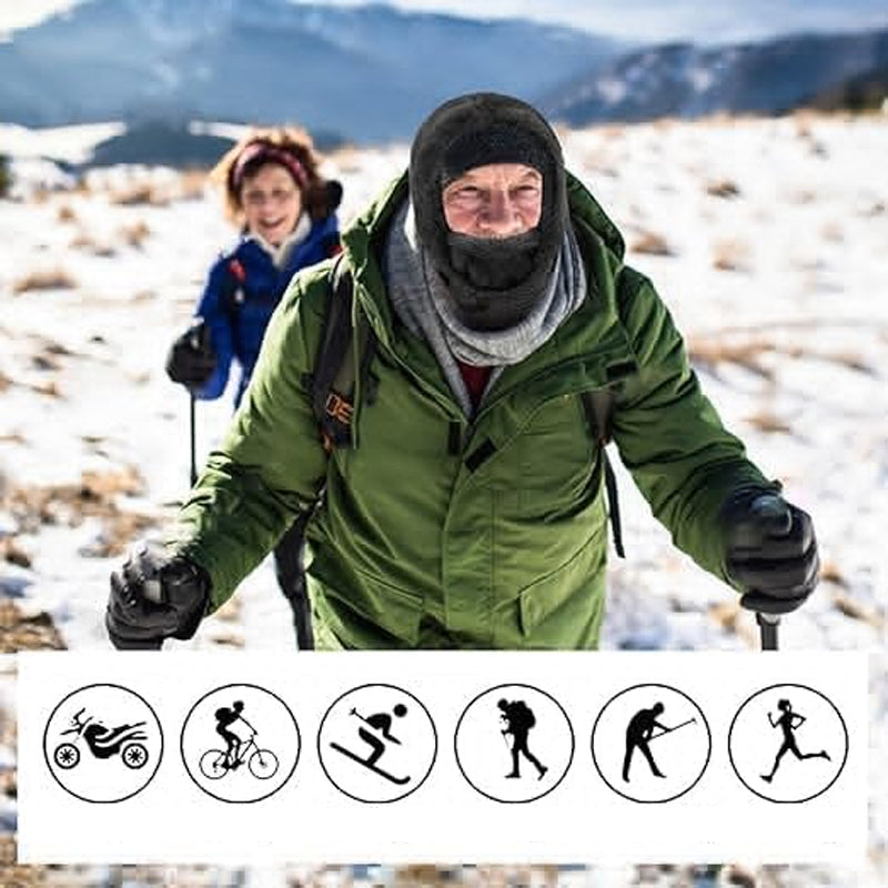 Carvallo - Skidmask med Sherpa-hette