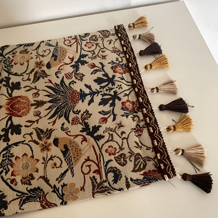 Vintage Floral &amp; Bird Jacquard Duklopp