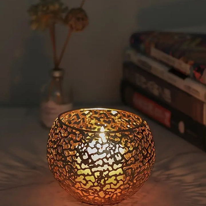 Luminous Orb-ljushållare – Modern elegans med ett varmt sken