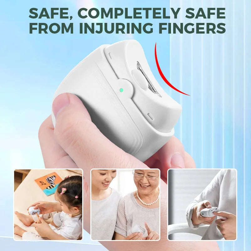 Elektrisk nagelklippare, automatisk nagelpolering trimning manicure