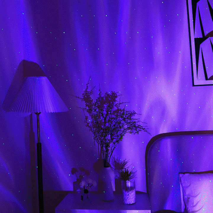 RoyaleGlow Aurora Starlight Projektor – Förvandla ditt utrymme med magiska norrsken