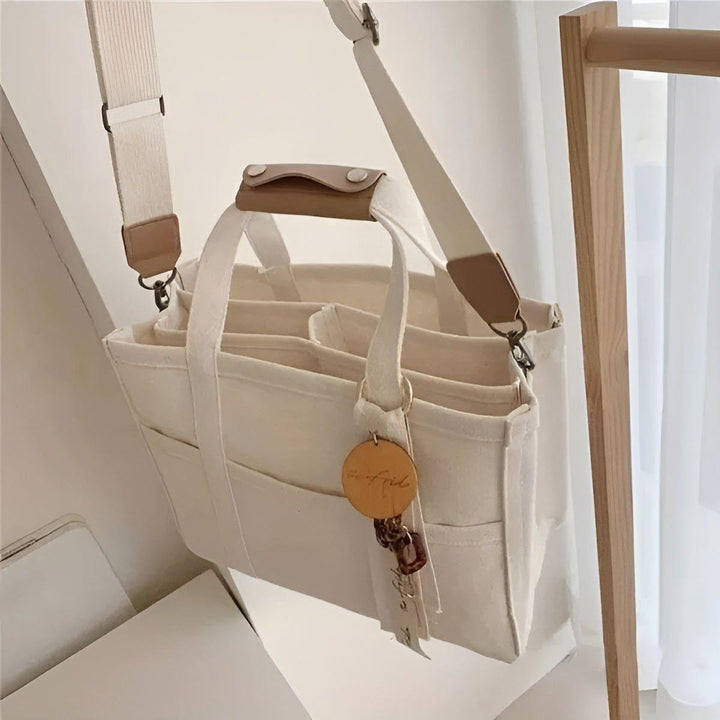 Tavolaé Canvas Tote Bag | Mångsidig &amp; Robust | Lätt &amp; Rymlig | I Beige eller Svart