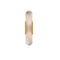 Modern Marmor Vägglampa | Äkta Sten Sconce | Dimmbar LED | Guld eller Svart