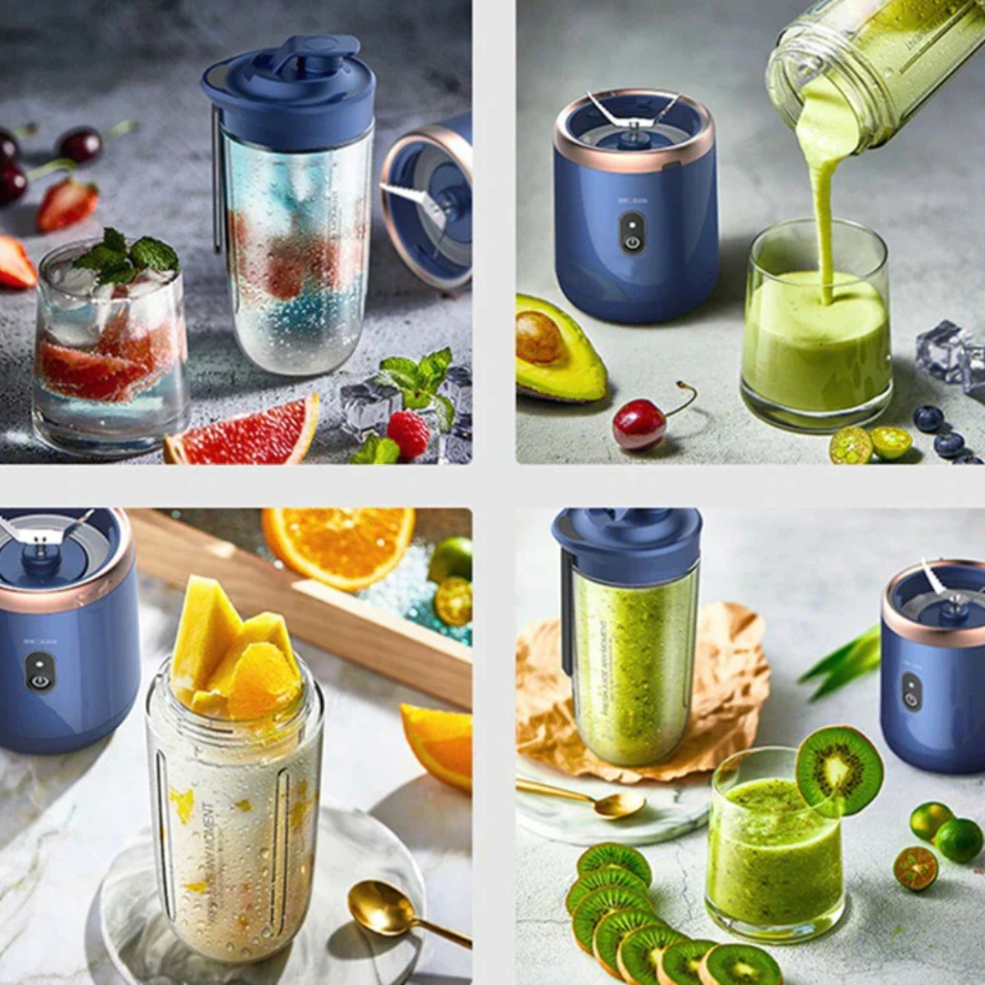 Uppladdningsbar bärbar mixerkopp — Resesmoothiemaskin och iskrossande shaker