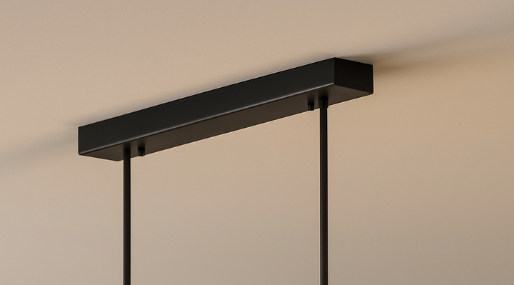 LumiLine – Modern LED Linear Taklampa med Justerbar Höjd och Dimmer