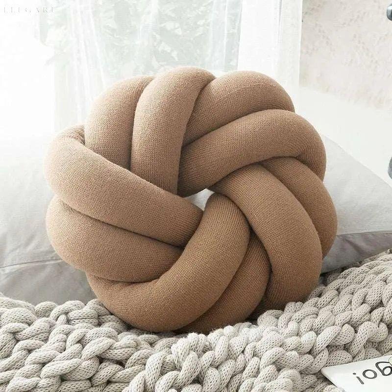 Cotton Knot Pillow - Bomullsknutkudde