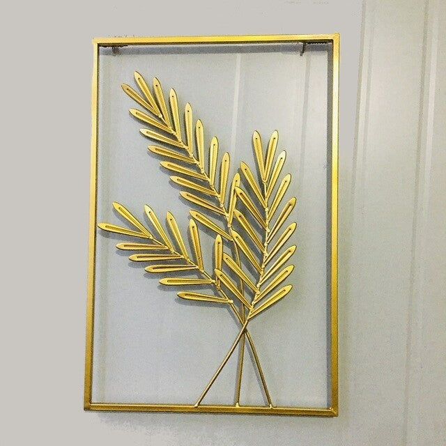LuxiLeaf - Guld väggdekoration